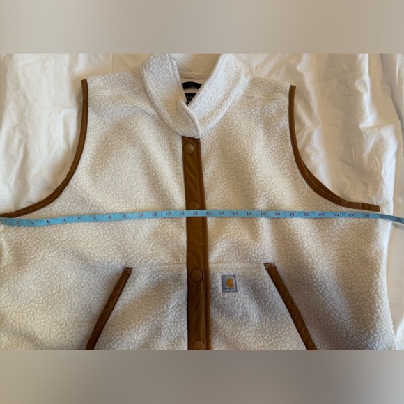 CARHARTT Fleece Snap-Front Vest (Relaxed Fit) - Picture 6 of 9